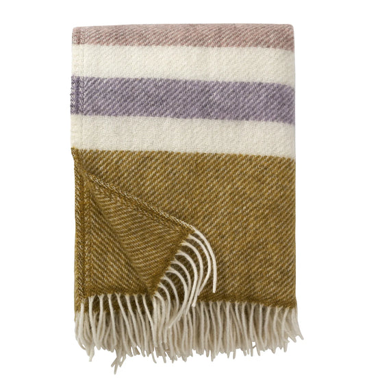 Klippan Gotland Wool Blanket - Pastel Stripe
