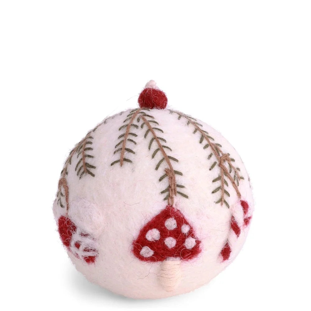 Gry & Sif Embroidered Felt Bauble