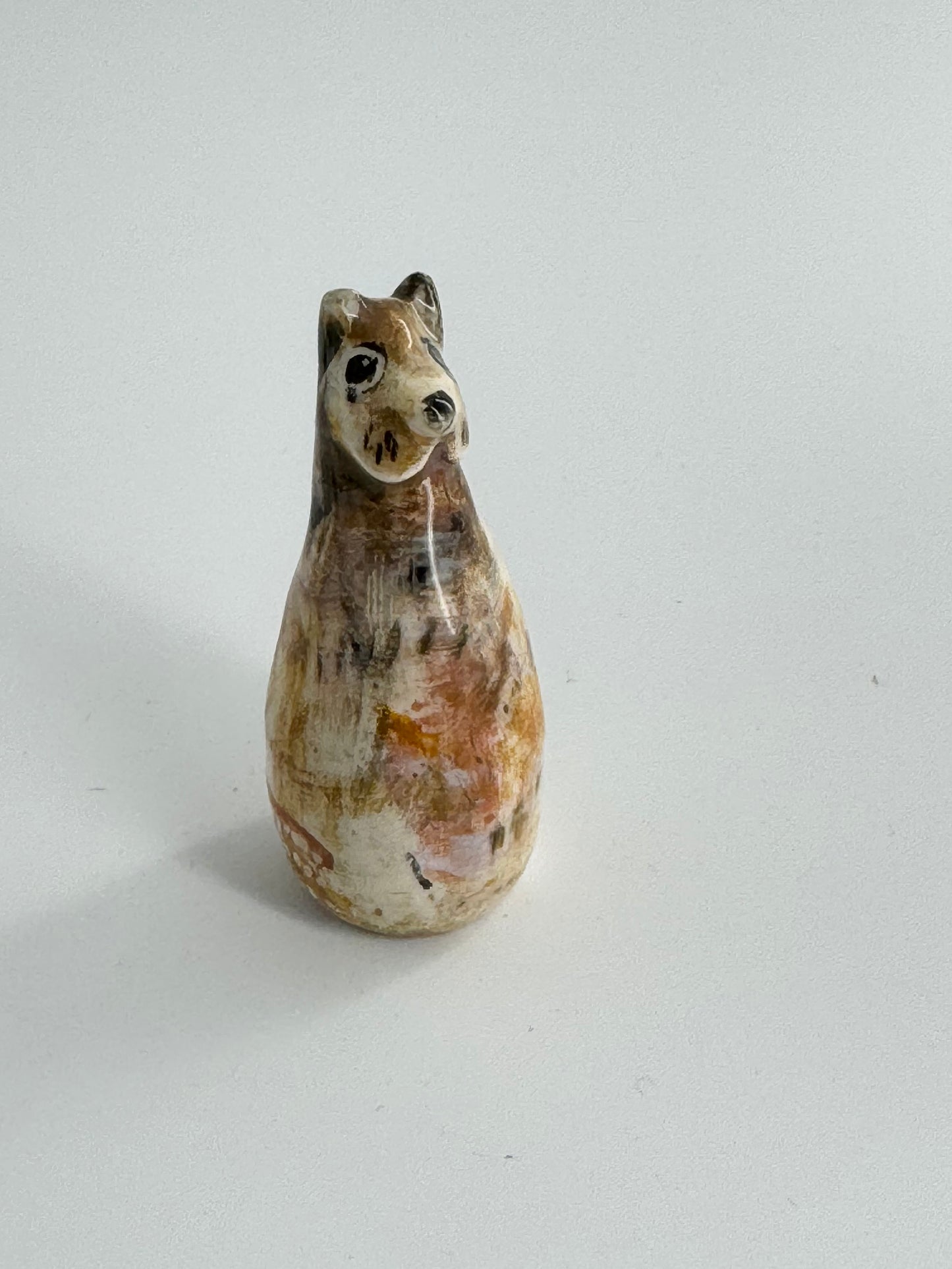 Isabel Lopes Mini Brown Dog Figurine