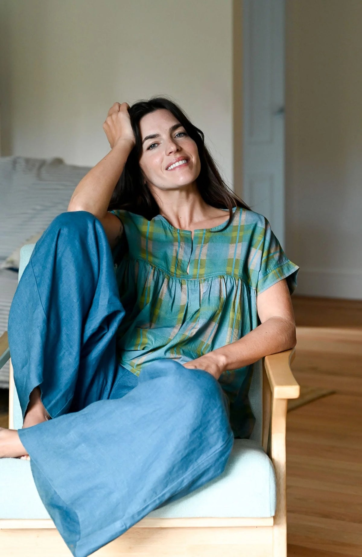 Lazybones Julia Top - Brushstroke