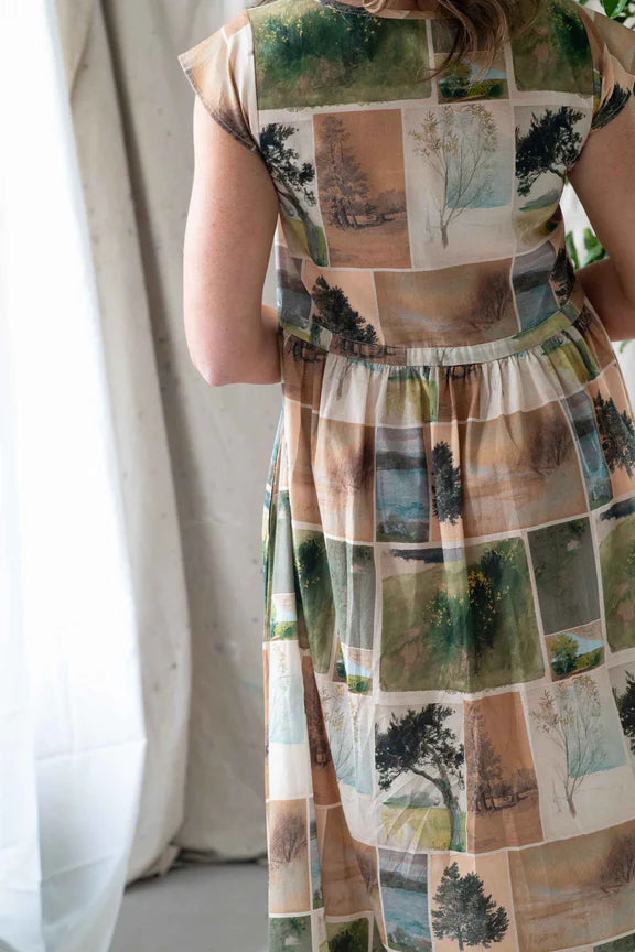 Lazybones 'Nature Study' Heidi Dress - Organic Cotton