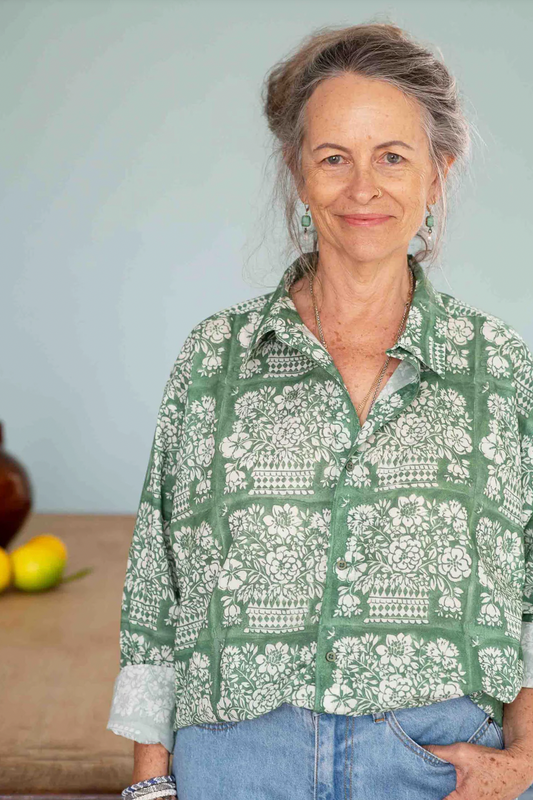 Lazybones Unisex Organic Cotton Shirt - Flowerbasket