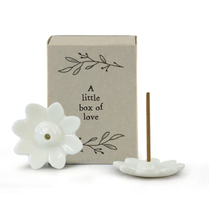 East of India Matchbox Memento with Incense - Love