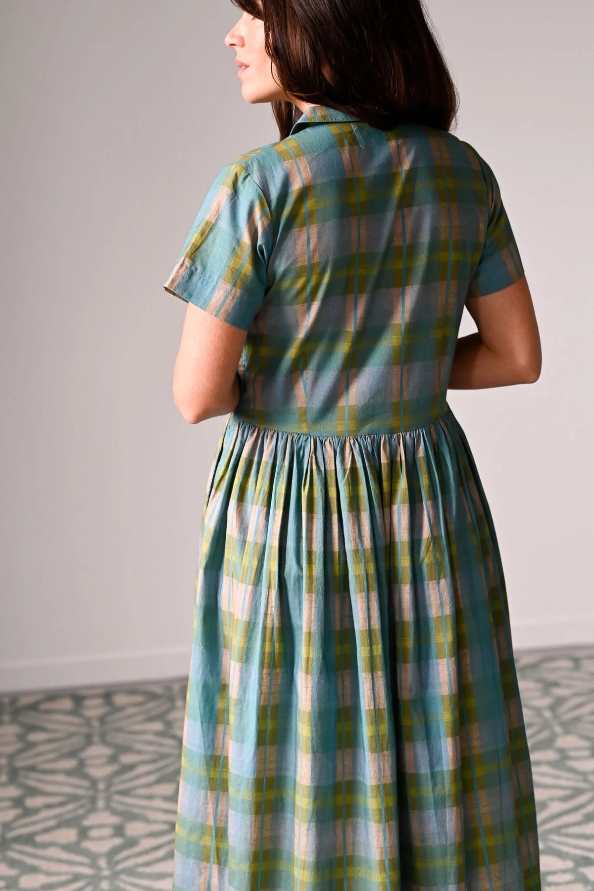 Lazybones Mabel Dress - Brushstroke