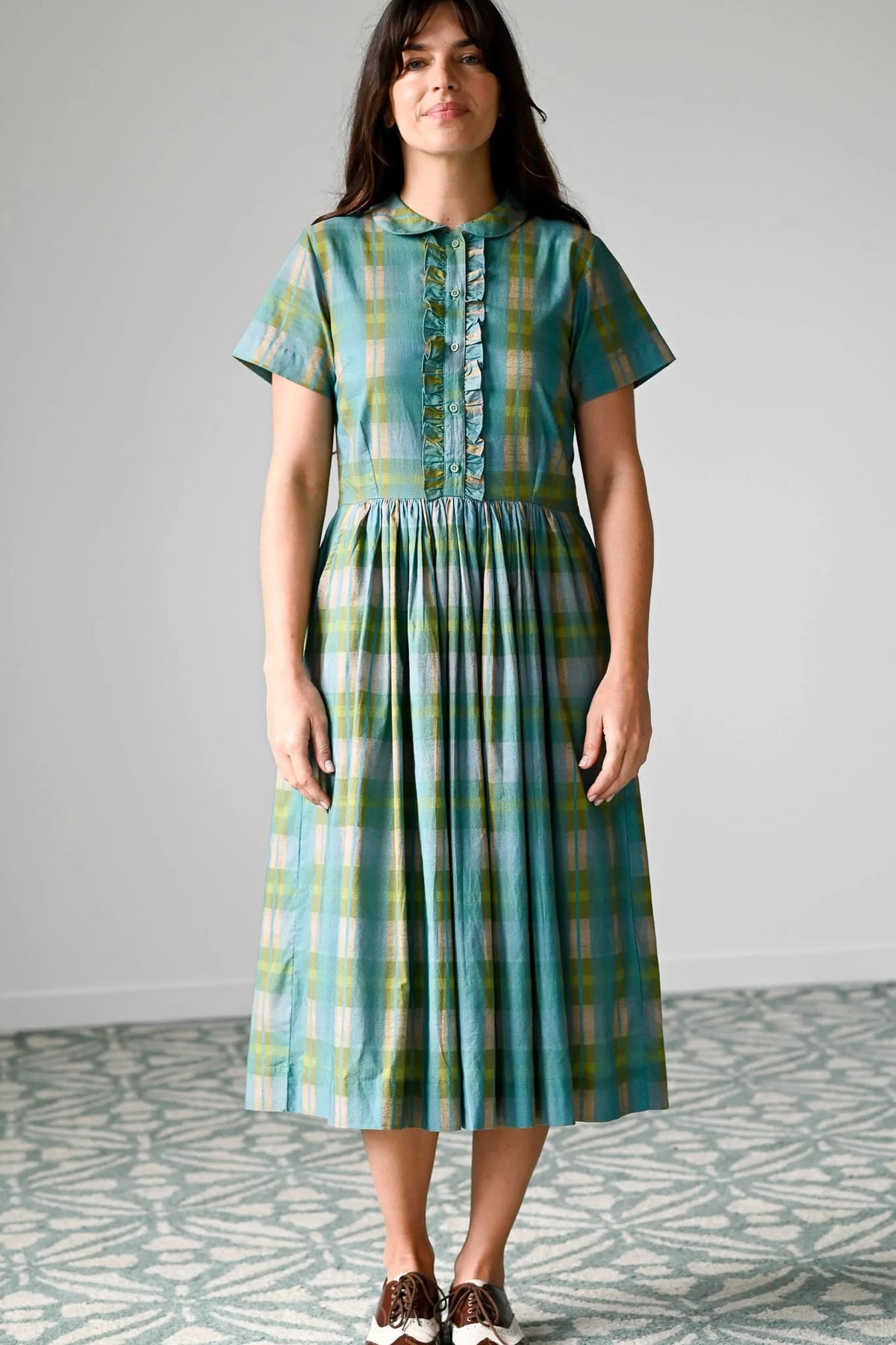 Lazybones Mabel Dress - Brushstroke