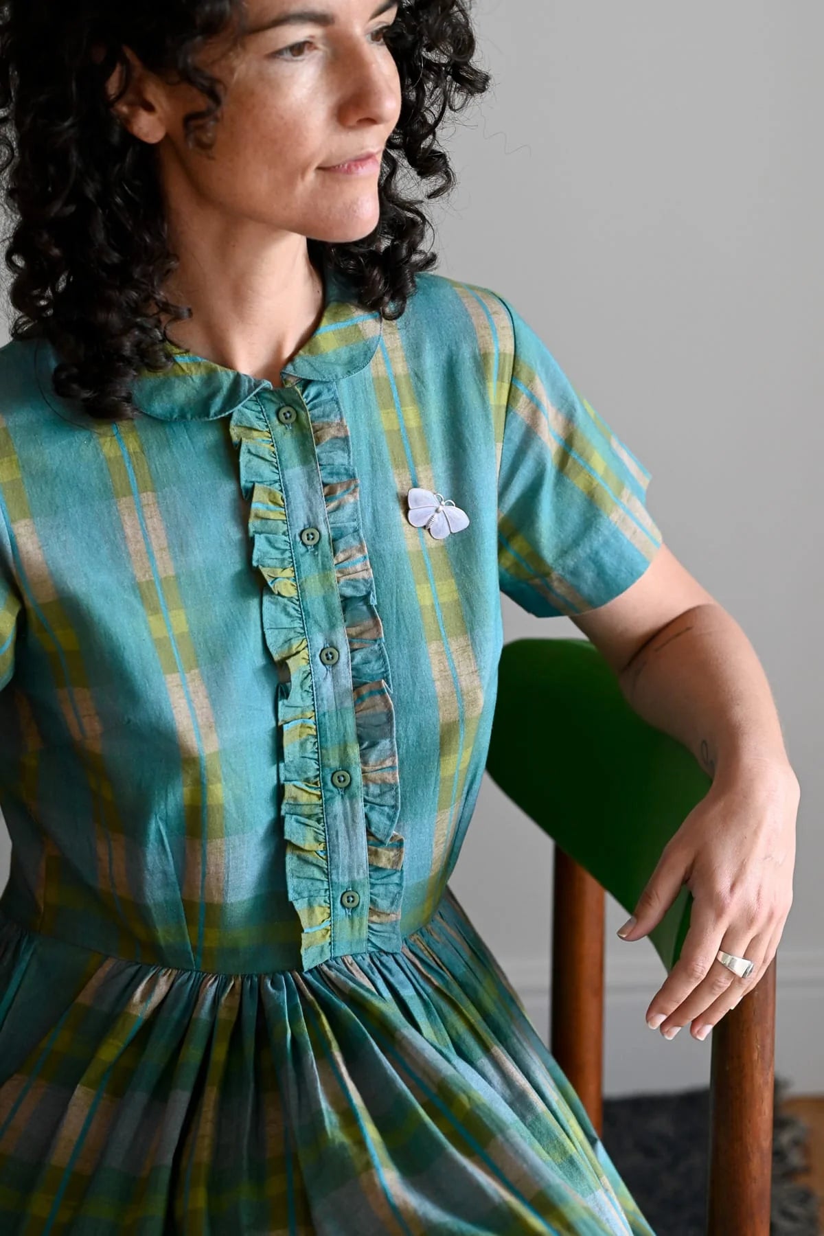 Lazybones Mabel Dress - Brushstroke