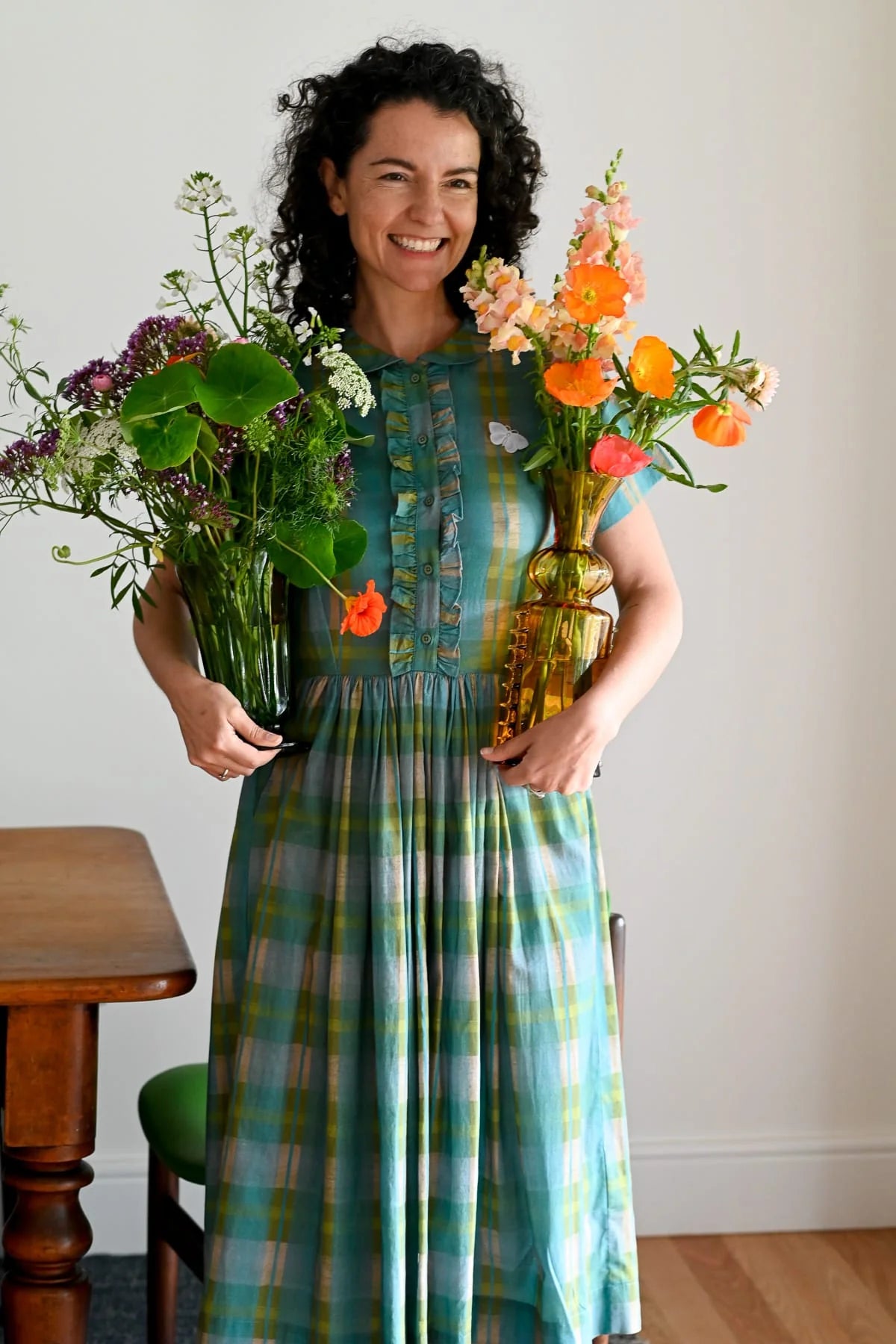 Lazybones Mabel Dress - Brushstroke