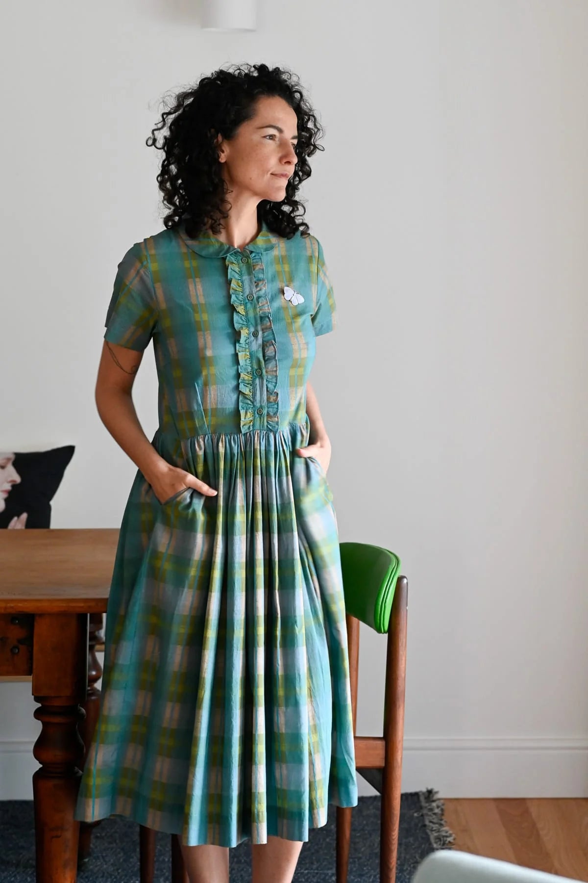 Lazybones Mabel Dress - Brushstroke