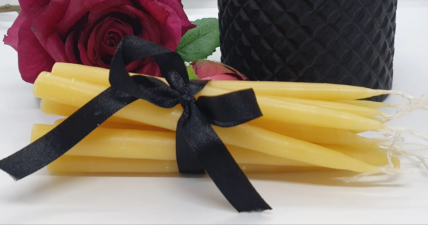 Beeswax Birthday Candle - pack of 10