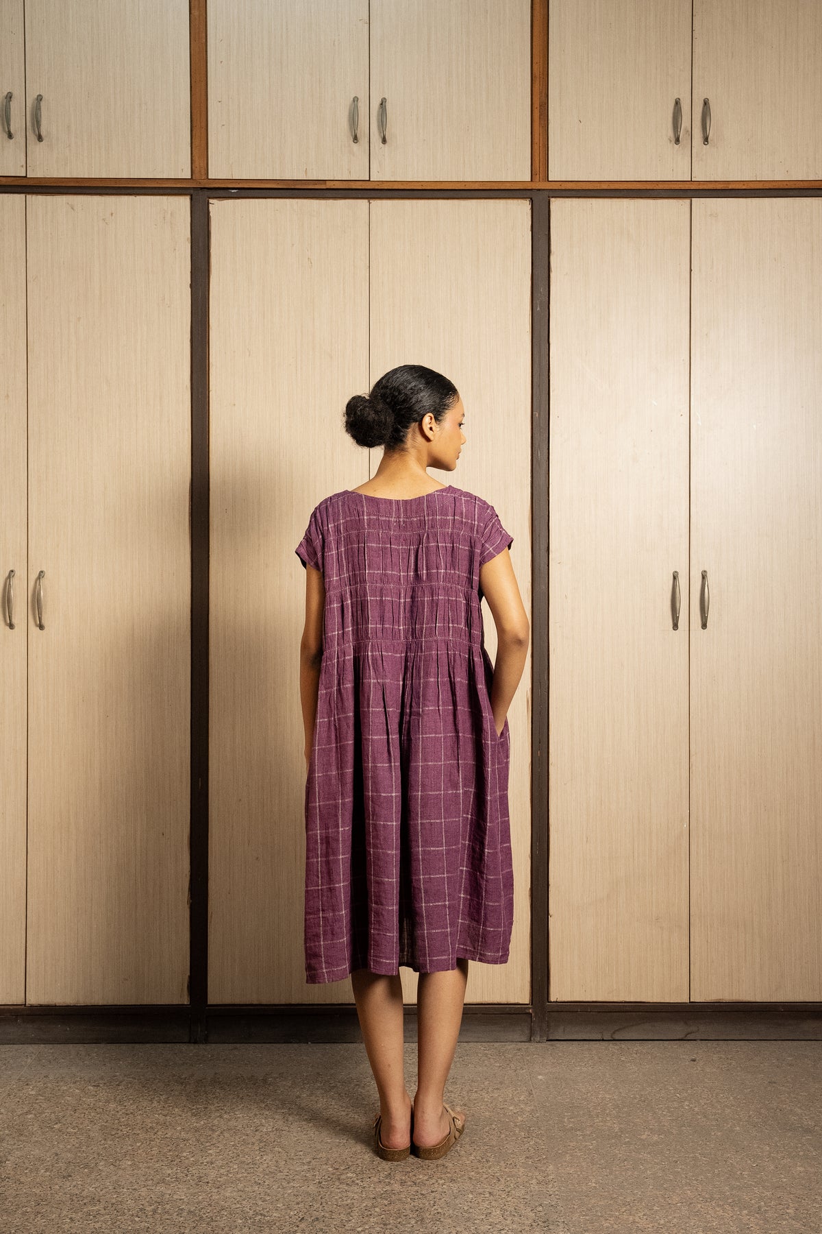 DVE Mira Dress - Aubergine