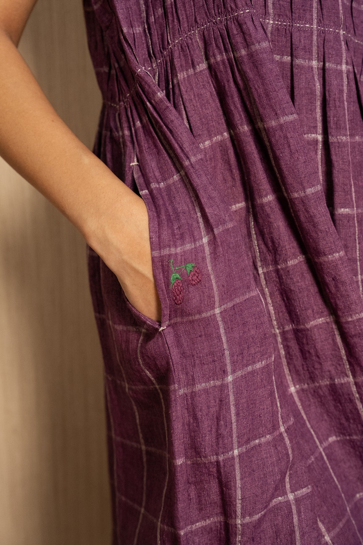 DVE Mira Dress - Aubergine