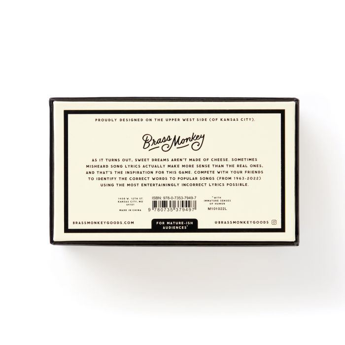 Misunderstood Songs Card Game
