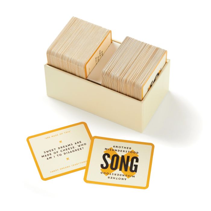 Misunderstood Songs Card Game