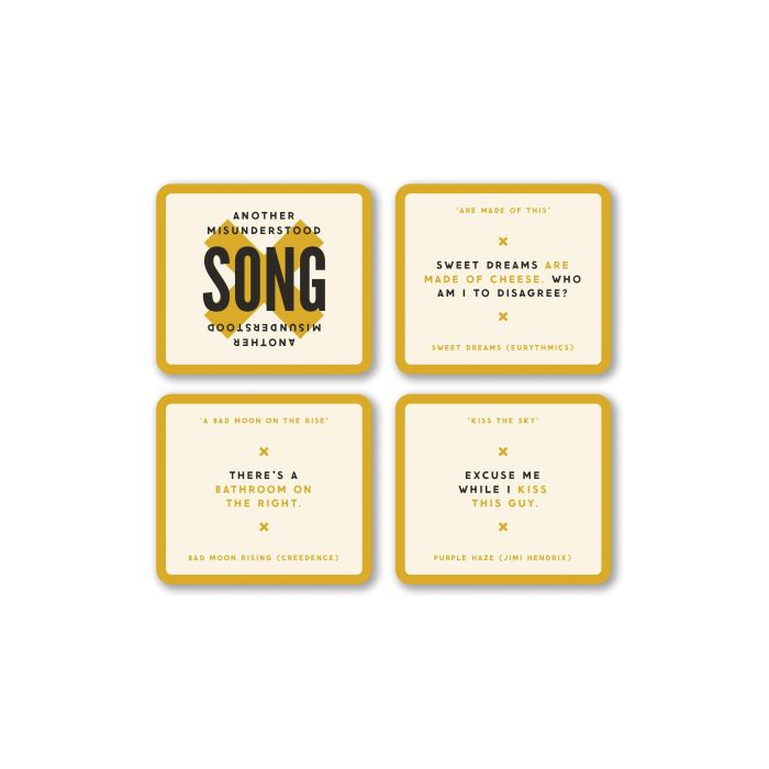 Misunderstood Songs Card Game