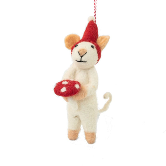 Felt Christmas Decoration - Max Mouse