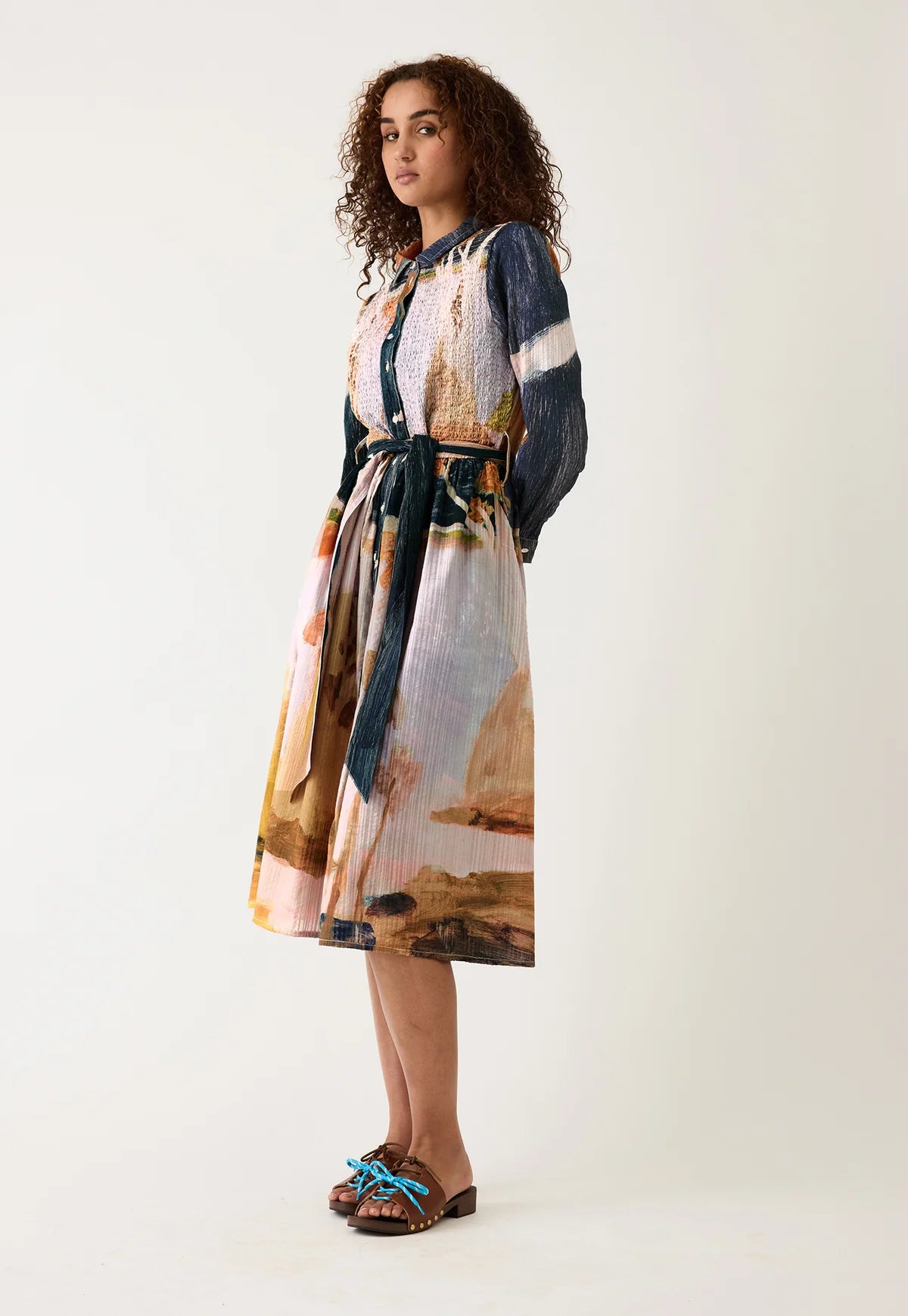 Nancybird Delphi Dress Night Heron