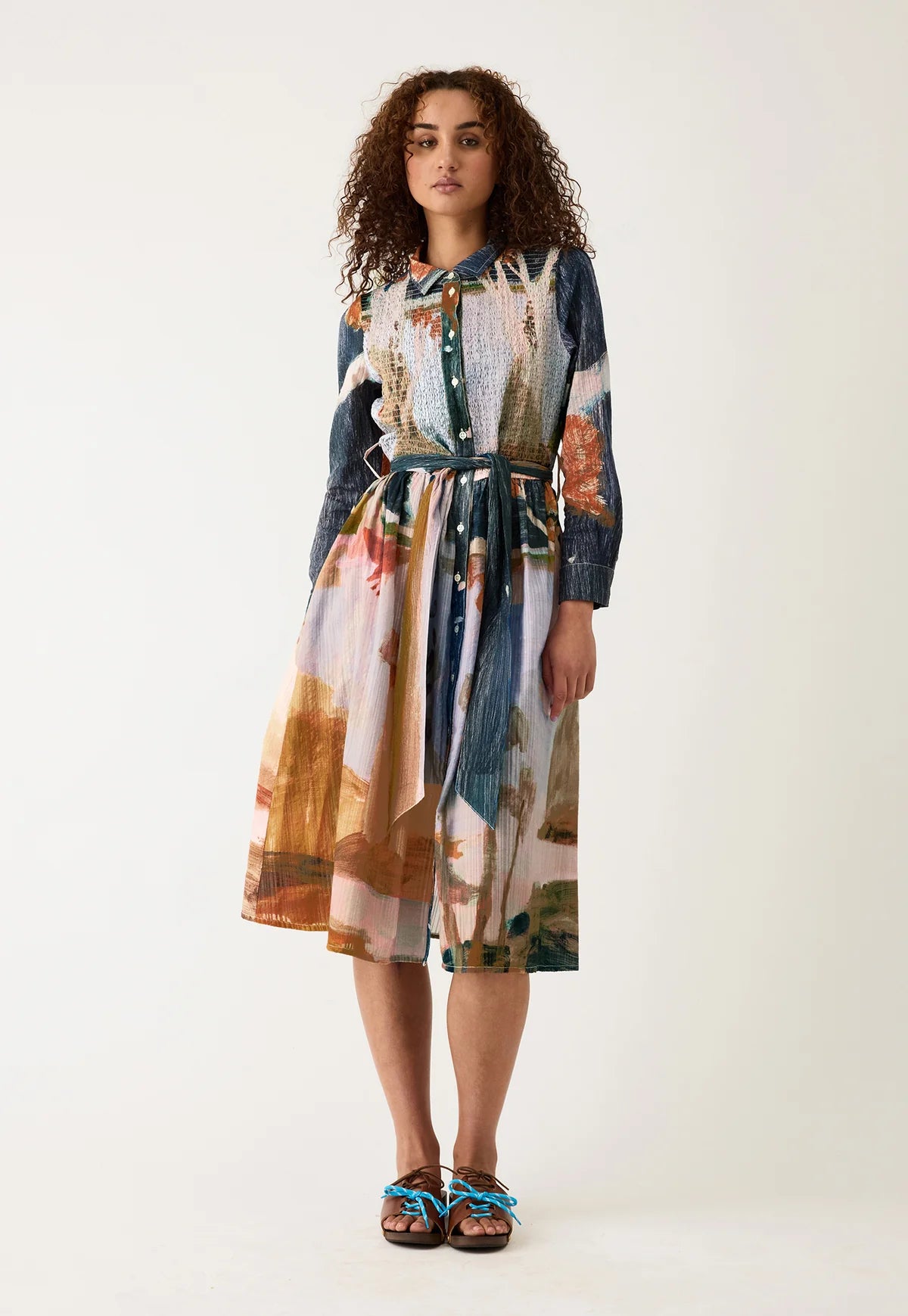 Nancybird Delphi Dress Night Heron