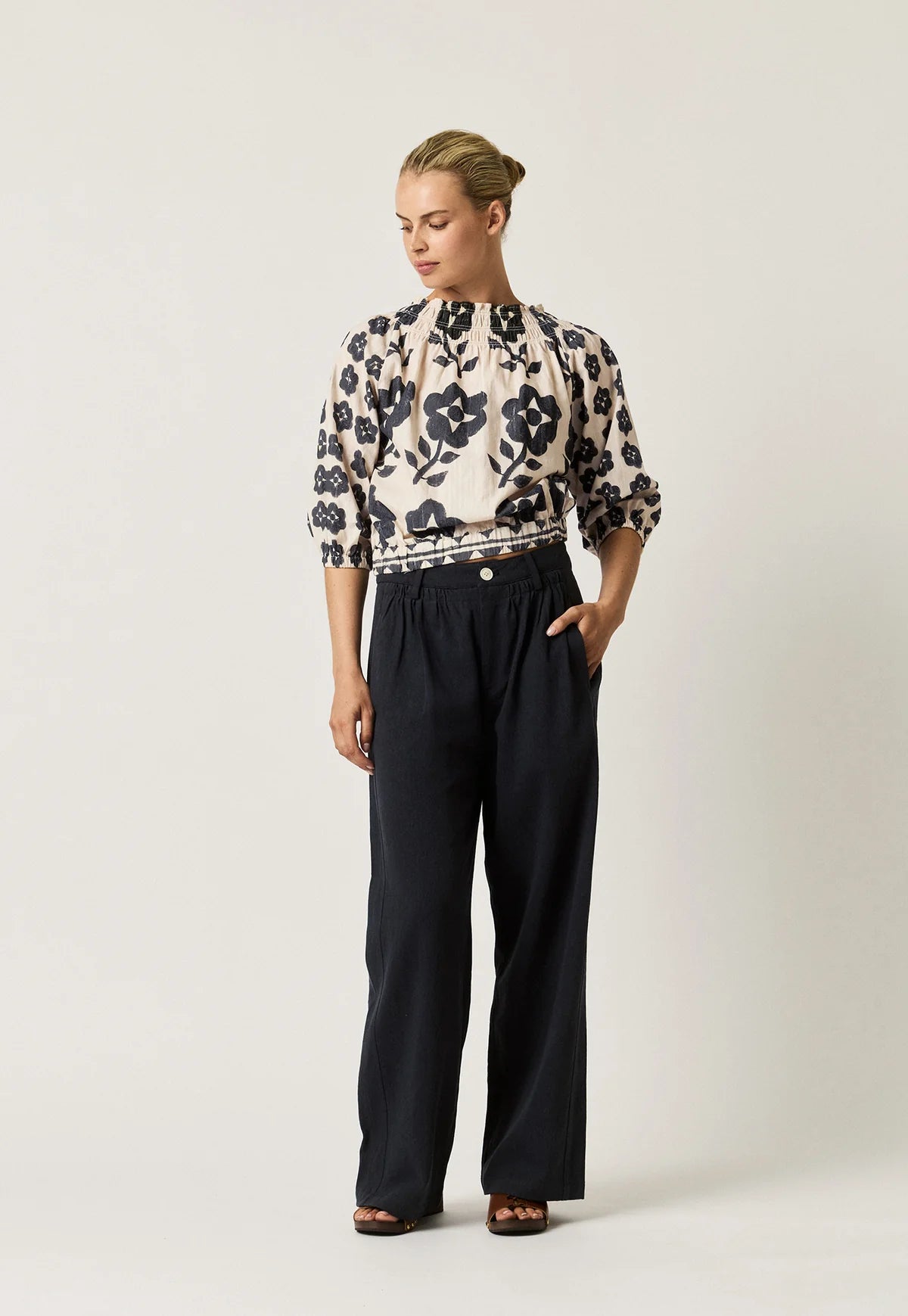 Nancybird Maha Top - Orakawa Bloom