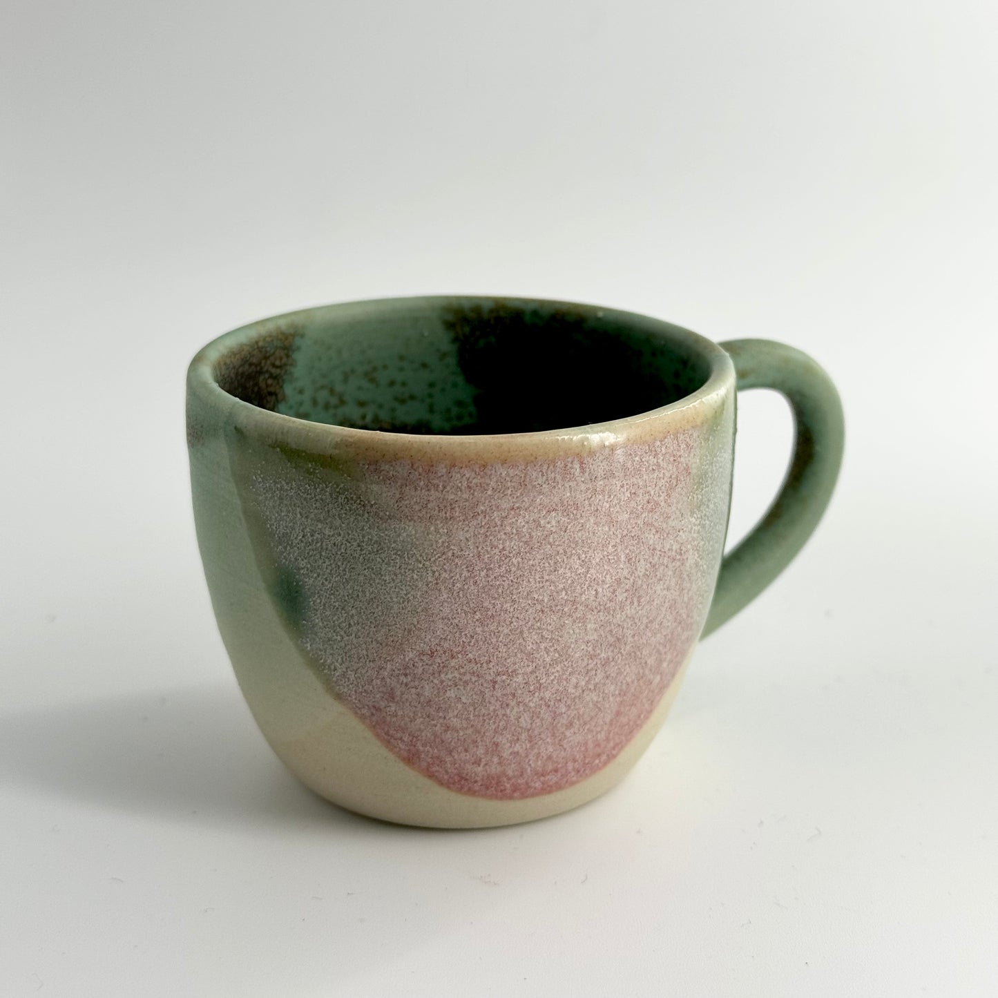 Nicole is Nicole espresso cup - Pink and Green