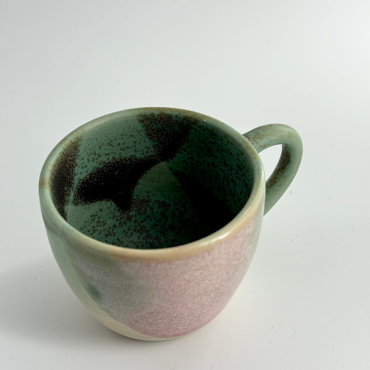 Nicole is Nicole espresso cup - Pink and Green