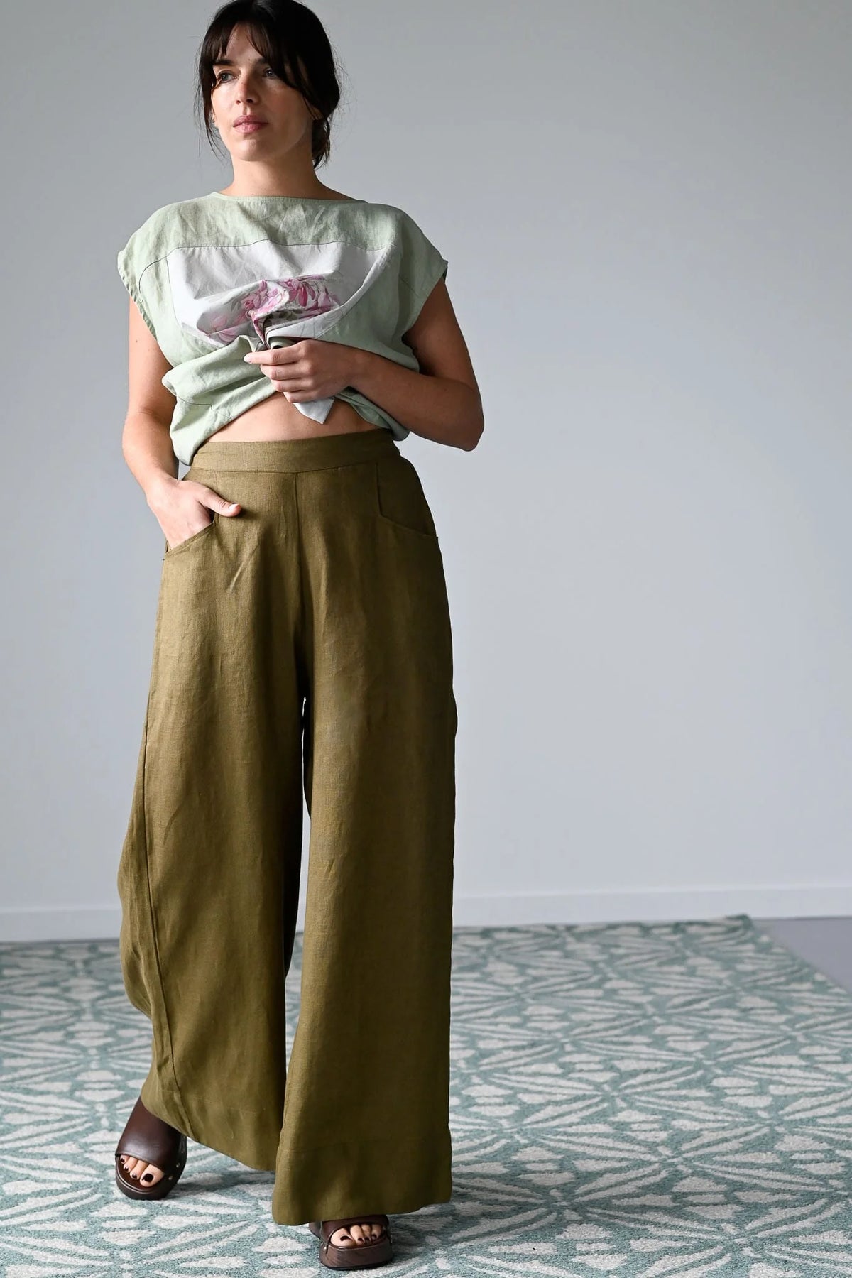 Lazybones Ollie Pant - Fir Green