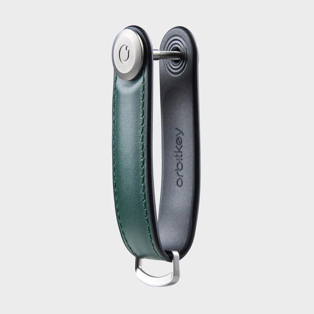 Orbitkey Hybrid Leather Key Organiser - Pine Green