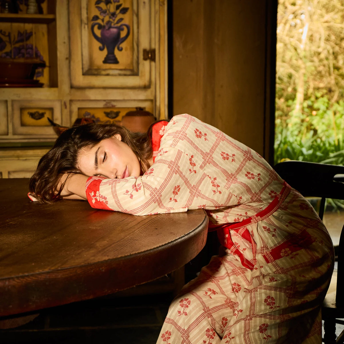 Sage & Clare Bonny Cotton Robe - Poppy