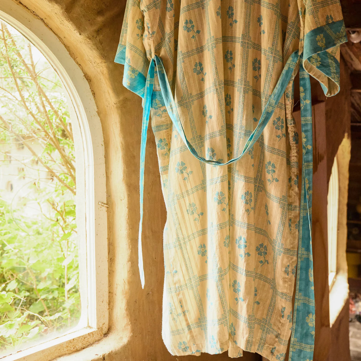 Sage & Clare Bonny Cotton Robe - Turquoise