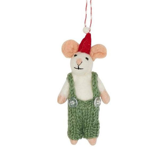 Felt Christmas Decoration - Miles Mouse