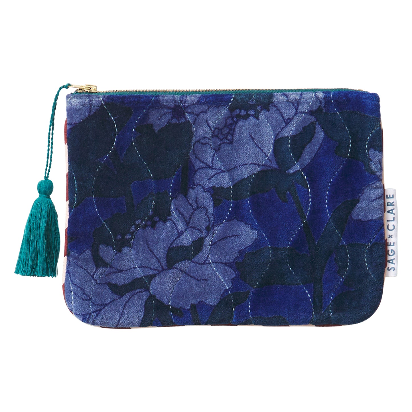 Sage x Clare - Bernanda Velvet Pouch (3 colours)