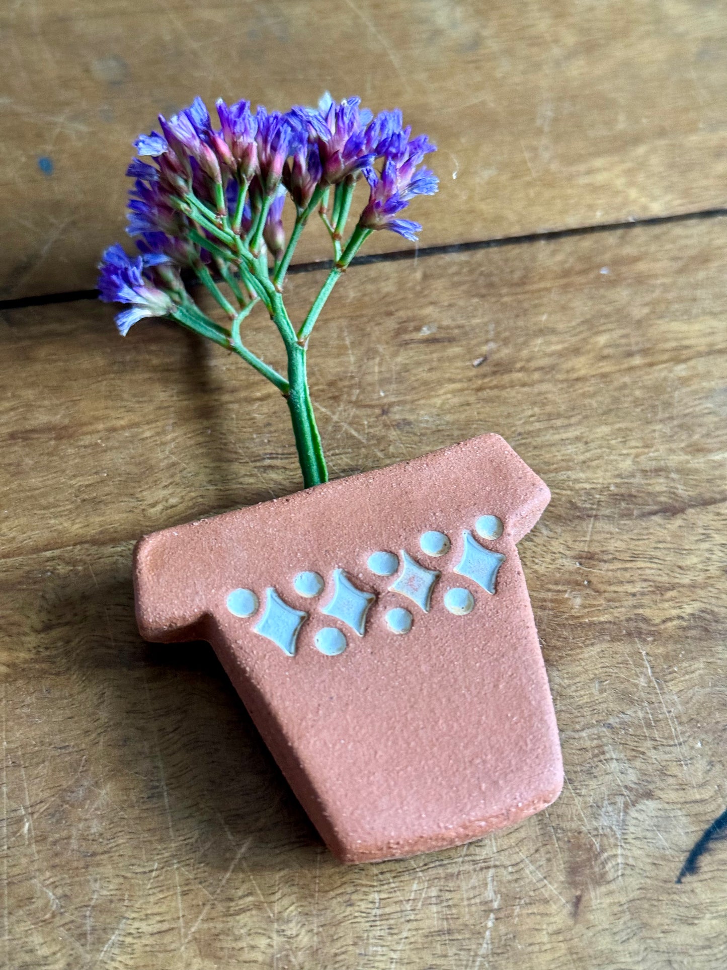 Paper Boat Press - Little Offering Ceramic Pot Plant Magnet