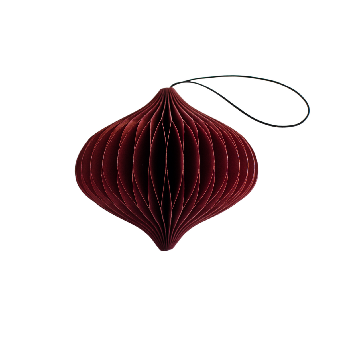 Paper Ornament - Red Jewel