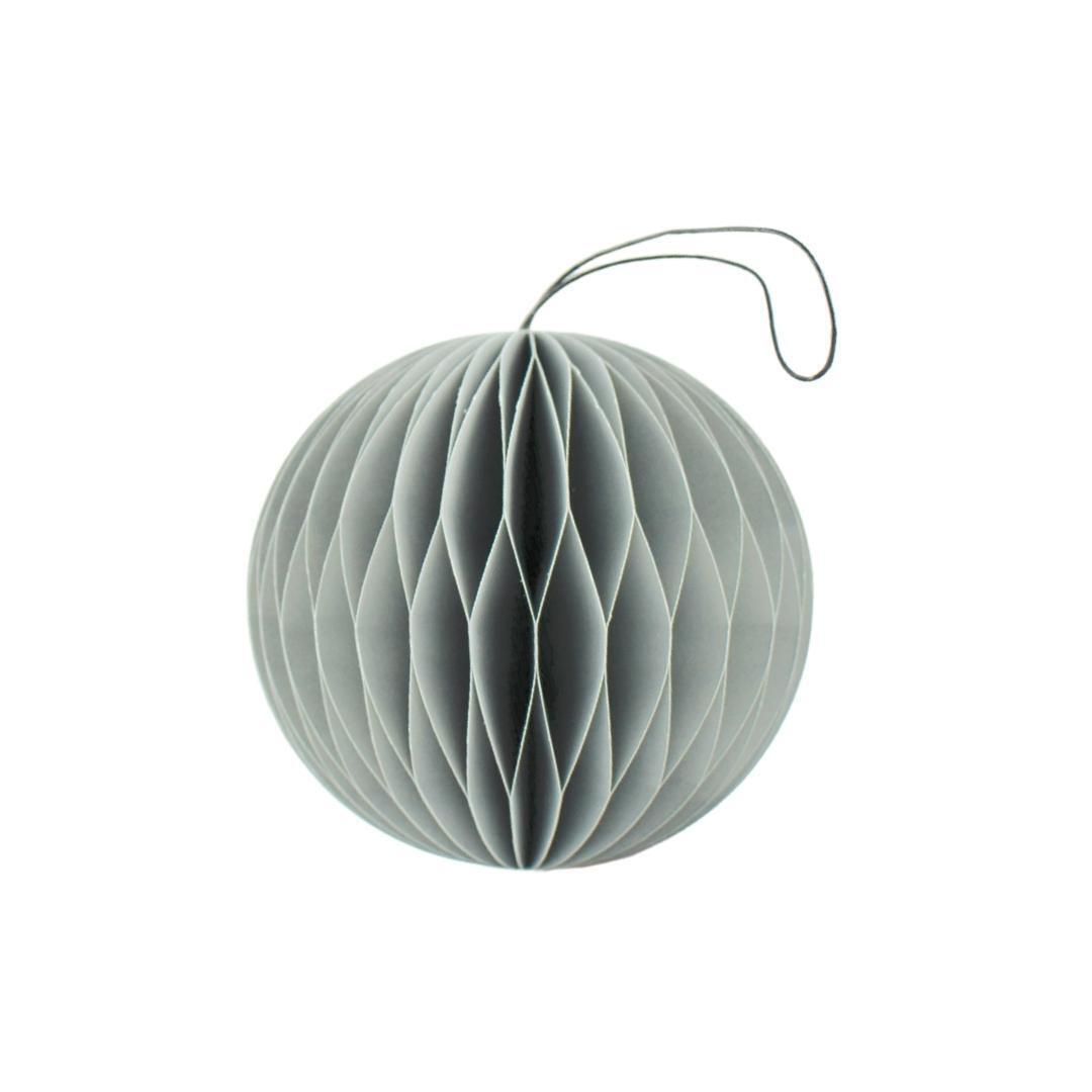 Paper Ornament - Dusty Blue Sphere