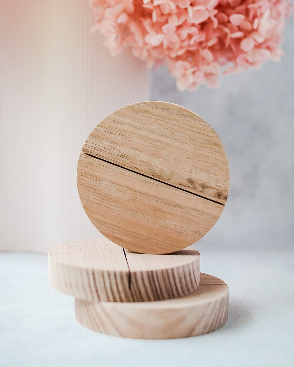 In the Daylight Large Circle Timber Photo Stand