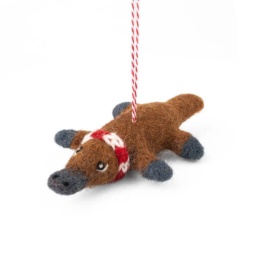 Felt Christmas Decoration - Platypus Pete