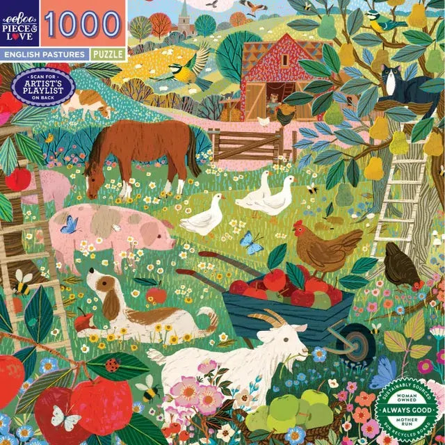 English Pastures - 1000 piece puzzle
