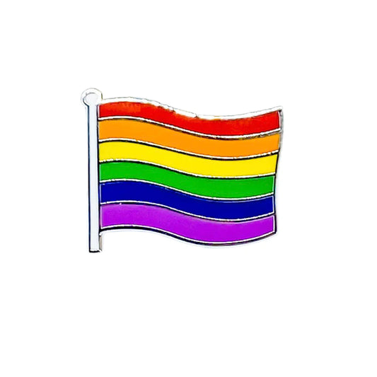 Pride Flag pin by Red Parka