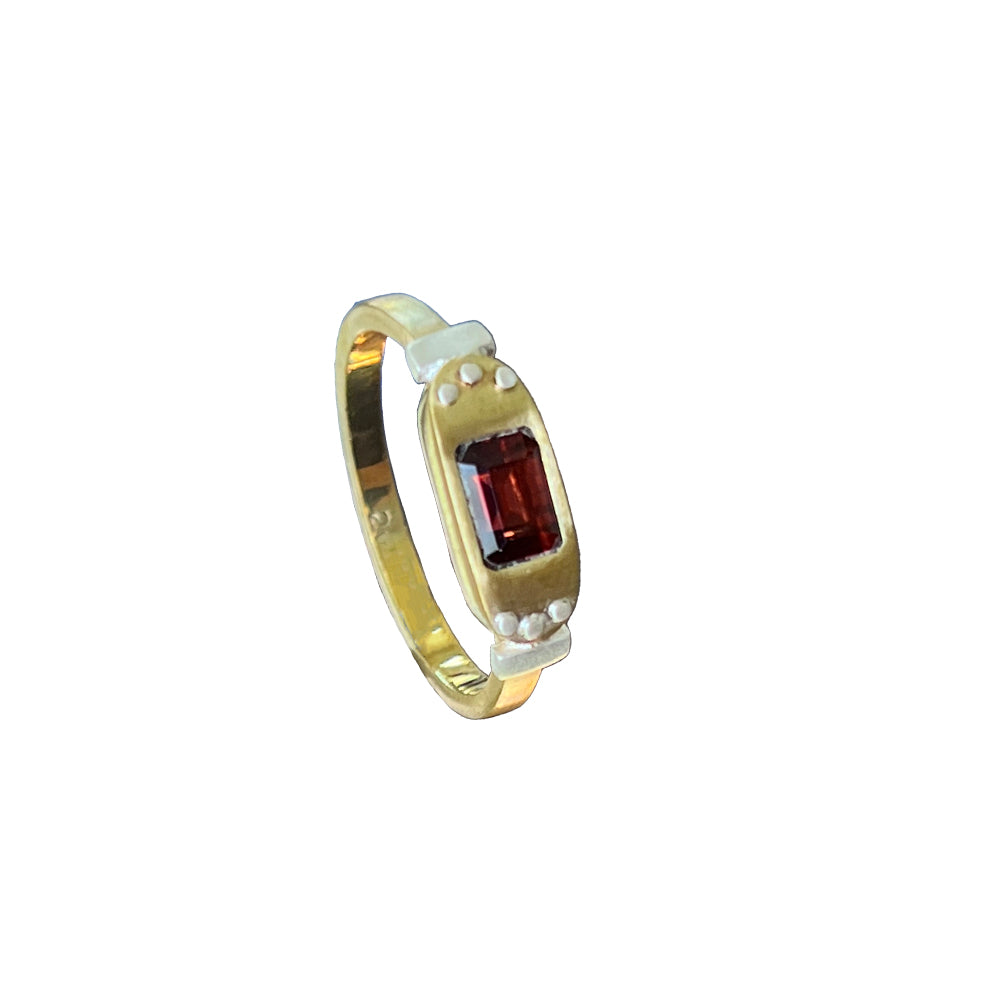 via Smith The Kuno Garnet Ring