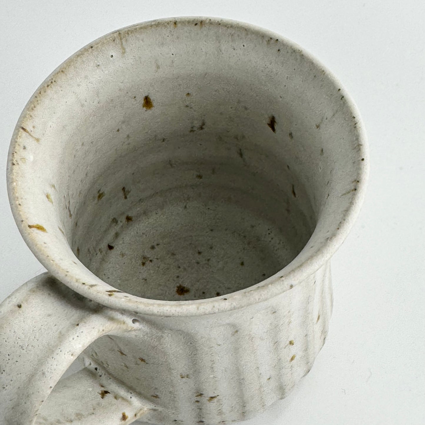 Ros Sachsse rustic white mug