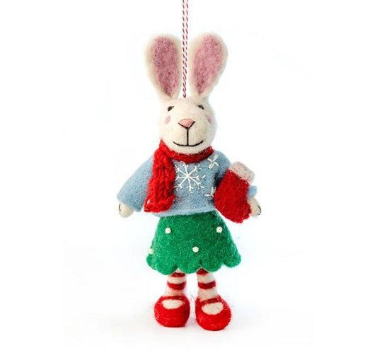 Felt Christmas Decoration - Ruby Red Shoes