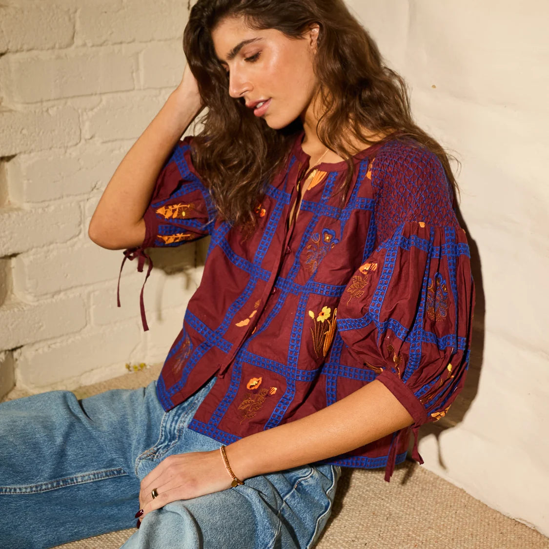 Sage x Clare - Florina Blouse