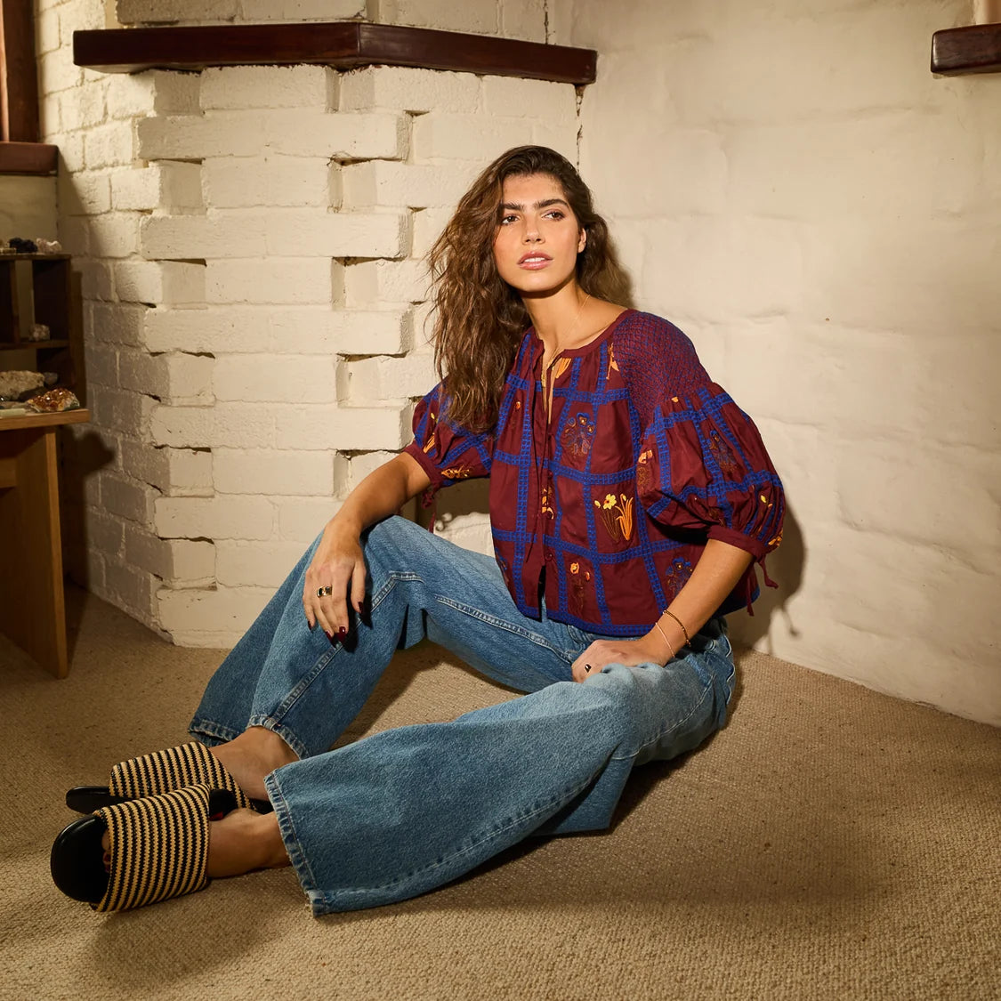 Sage x Clare - Florina Blouse