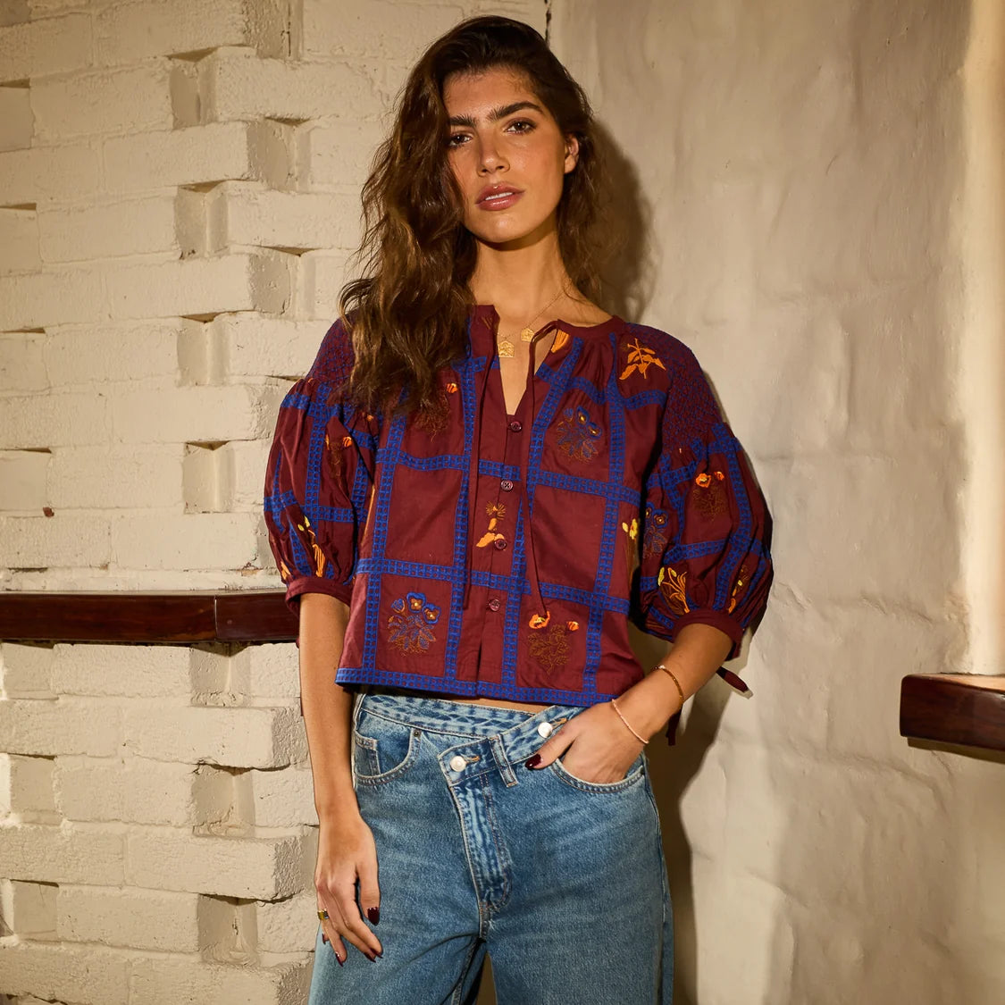 Sage x Clare - Florina Blouse