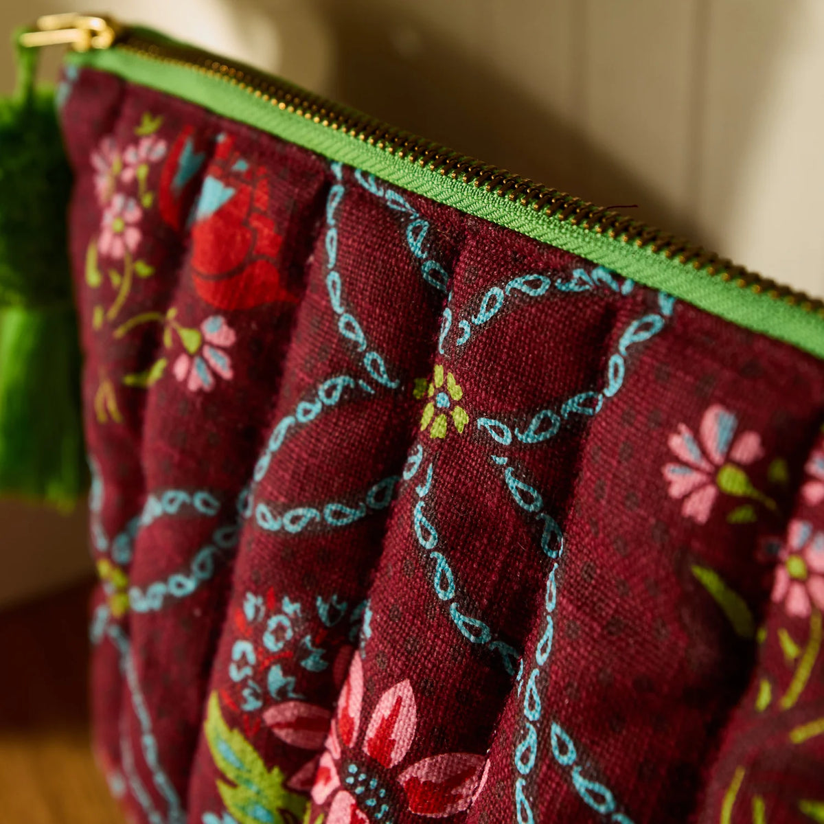 Sage x Clare -  Norali Quilted Cosmetic Bag
