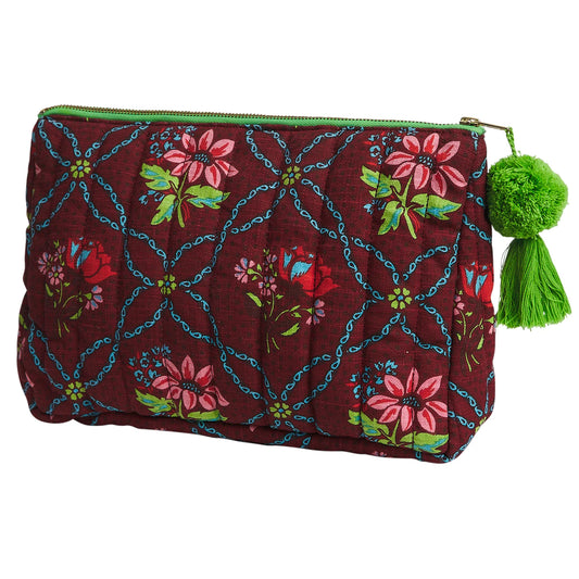 Sage x Clare -  Norali Quilted Cosmetic Bag