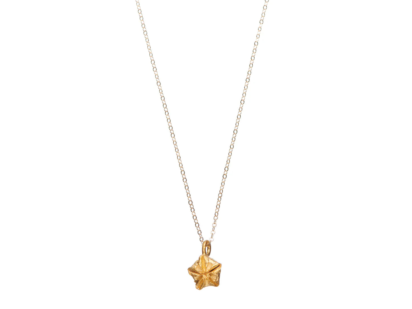 Shabana Jacobson Organic Gold Necklace