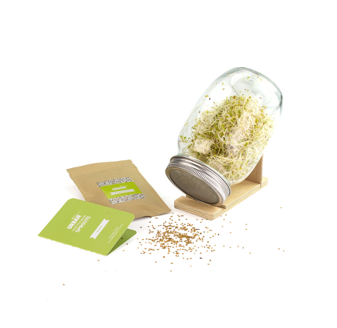 Urban Greens Sprout Jar Kit - Alfalfa