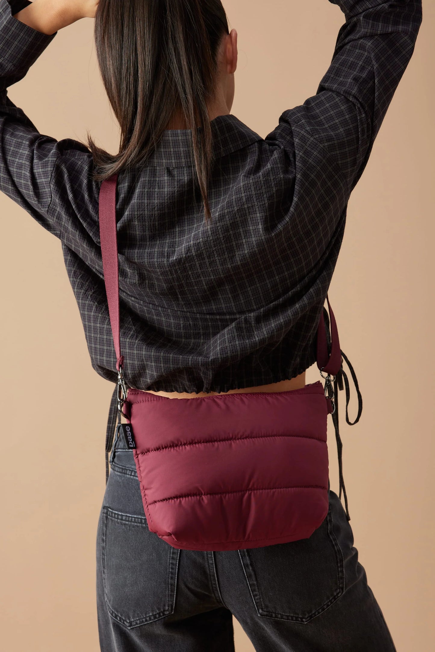 'Stash Base Crossbody' Bag - Burgundy