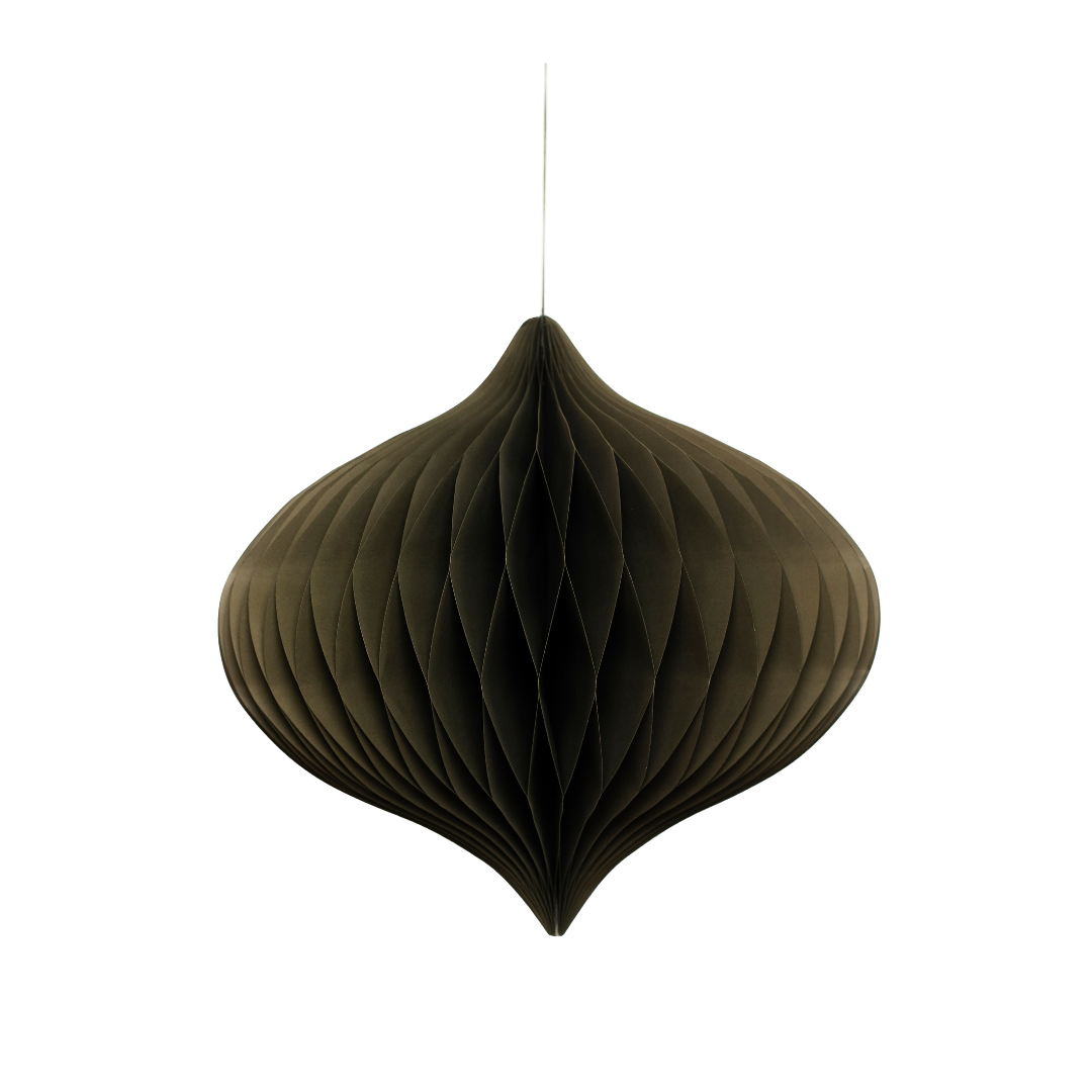 Statement Paper Jewel - Olive Green