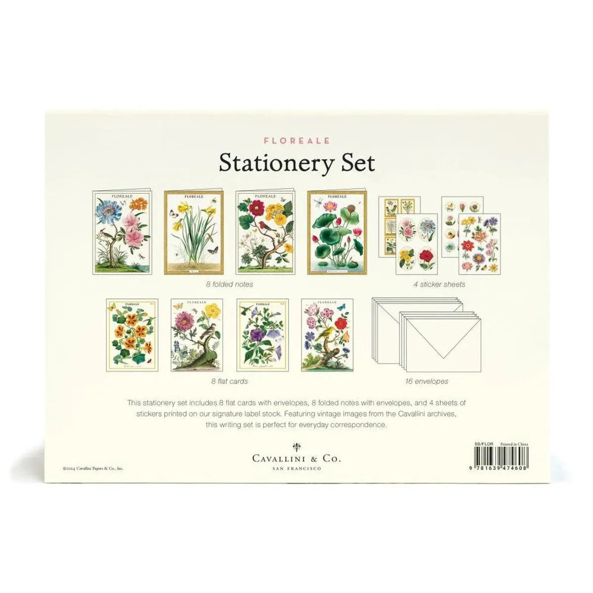 Stationery Set- Floreale